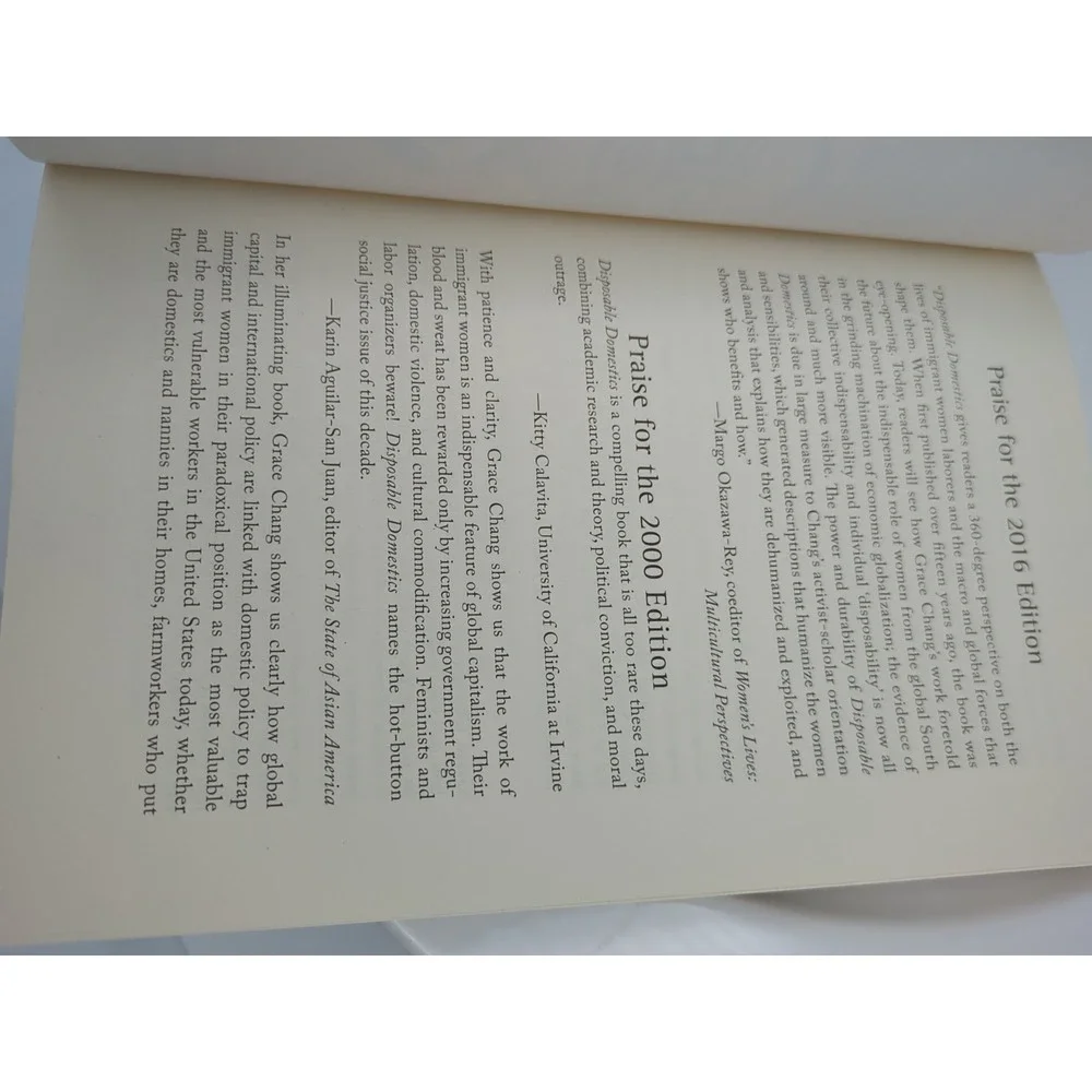 Book Disposable Domestics Immigrant Women‎ Workers In The Global Economy